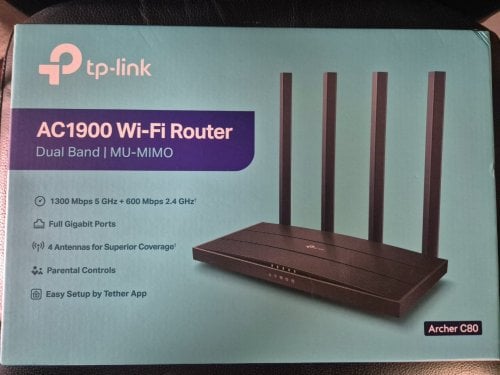 Περισσότερες πληροφορίες για "TP-LINK Archer C80"