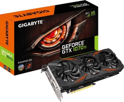 Περισσότερες πληροφορίες για "Gigabyte GeForce GTX 1070 Ti 8GB Gaming"