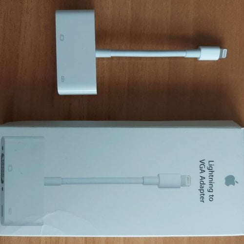 Περισσότερες πληροφορίες για "Apple Lightning to VGA adapter"