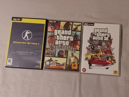 Περισσότερες πληροφορίες για "(2) Pc (Retro) Games: Grand theft auto III- Counter-Strike 1 Anthology"
