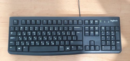 Περισσότερες πληροφορίες για "Logitech K120 Πληκτρολόγιο Ελληνικό"