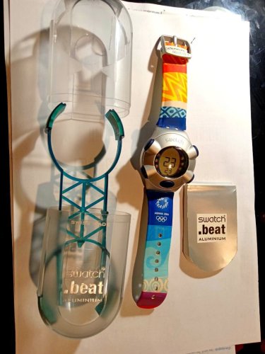 Περισσότερες πληροφορίες για "ΡΟΛΟΙ Athens 2004  "swatch beat ALUMINIUM" ΣΥΛΛΕΚΤΙΚΟ"