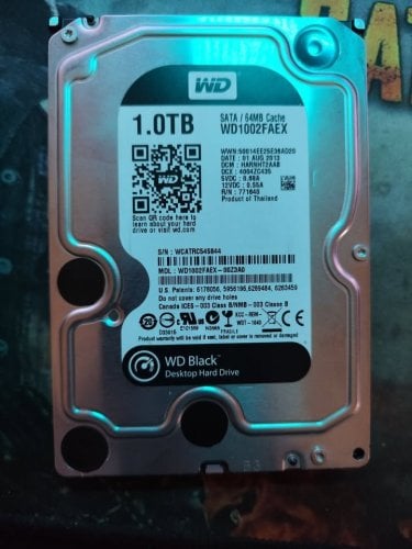 Περισσότερες πληροφορίες για "Western Digital Caviar Black 1TB"