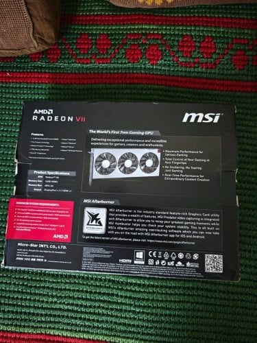 Περισσότερες πληροφορίες για "MSI Radeon VII 16G"