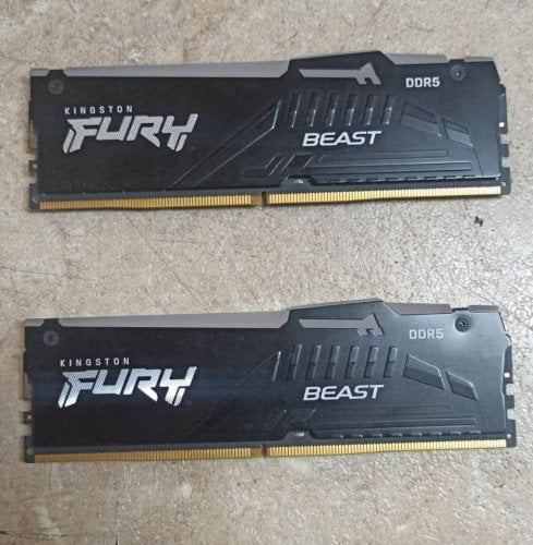 Περισσότερες πληροφορίες για "Kingston Fury Beast 64GB DDR5 RAM με 2 Modules (2x32GB) Θεσσαλονικη"