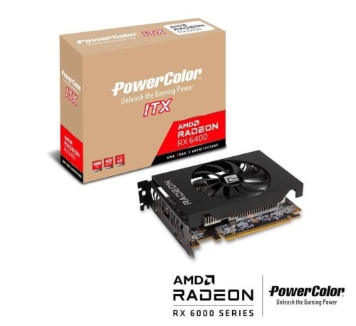 Περισσότερες πληροφορίες για "PowerColor Radeon RX 6400 4GB GDDR6 Κάρτα Γραφικών"