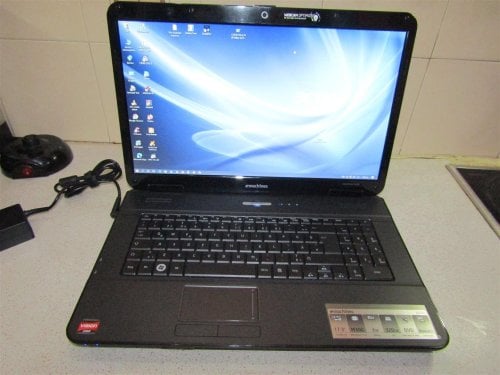 ACER eMACHINES G630/17.3"AMD-DUAL CORE 2.0GHZ/RAM 4GB/SSD 128GB + HDD 120GB