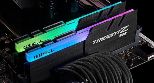 Περισσότερες πληροφορίες για "G.Skill Trident Z RGB F4-3200C16D-64GTZR (64 GB/DDR4/3200MHz)"