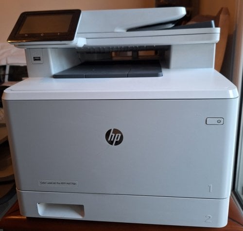 Περισσότερες πληροφορίες για "HP Color LaserJet Pro MFP M477fdn - printer - scanner"