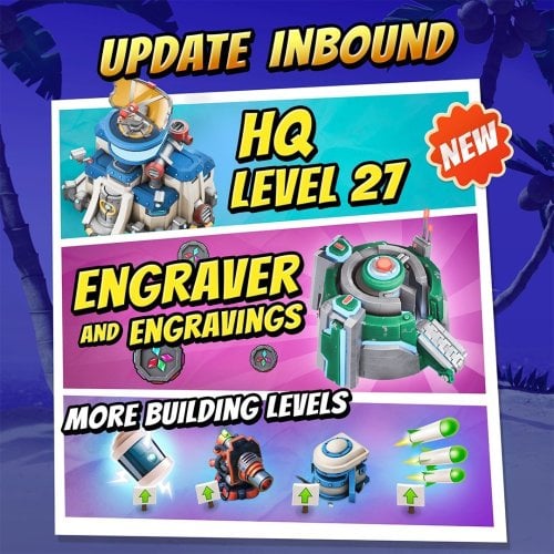 Περισσότερες πληροφορίες για "Boom Beach Account HQ 27 Level 81 Max"