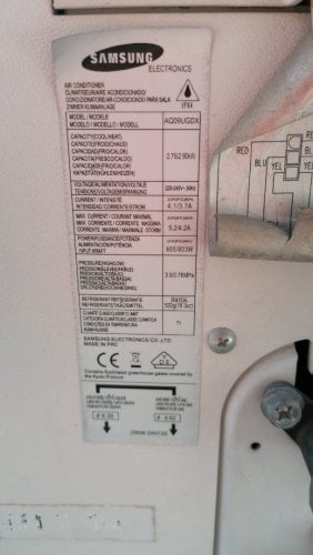 Περισσότερες πληροφορίες για "Κλιματιστικό - Air Condition Samsung 12000 BTU"