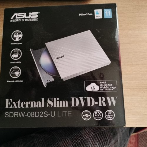 Περισσότερες πληροφορίες για "ASUS Slim DVD-RW"