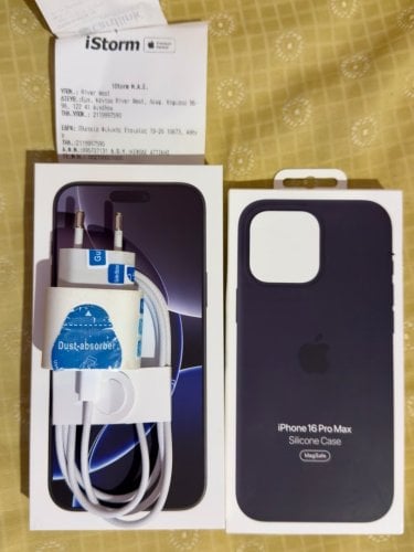Περισσότερες πληροφορίες για "Apple iPhone 16 Pro Max (Μαύρο/256 GB)"