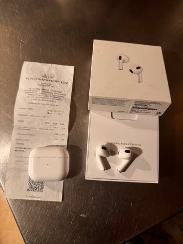 Περισσότερες πληροφορίες για "Apple AirPods (3rd generation) (Άσπρο)"