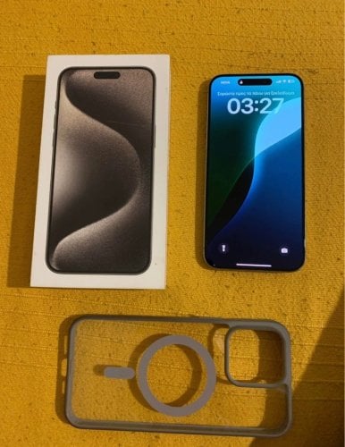 Περισσότερες πληροφορίες για "Apple iPhone 15 Pro Max (Τιτάνιο/256 GB)"