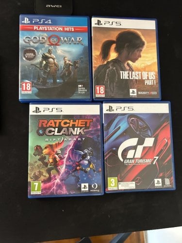 Περισσότερες πληροφορίες για "PS5 Games Gran turismo 7  -  The last of us - Ratchet & Clank - God of war"