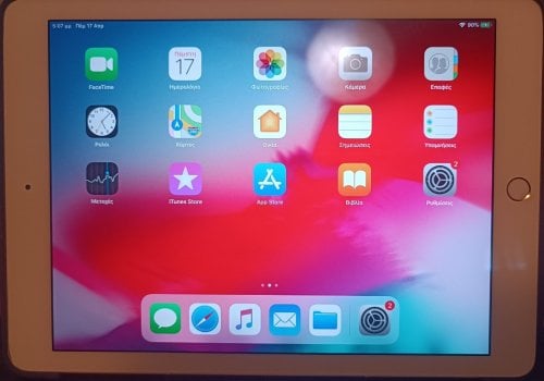 Περισσότερες πληροφορίες για "Tablet Apple Ipad Air 2 --9.7'' (2016)16GB Retina+ΘΗΚΗ/stand Καινούργια(Διαβάστε περιγραφή)κρατημένο"