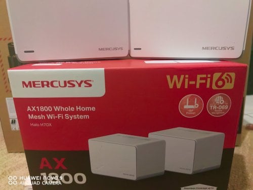 Περισσότερες πληροφορίες για "Mercusys Halo H70X (2 τεμ) Mesh WiFi 6 System"