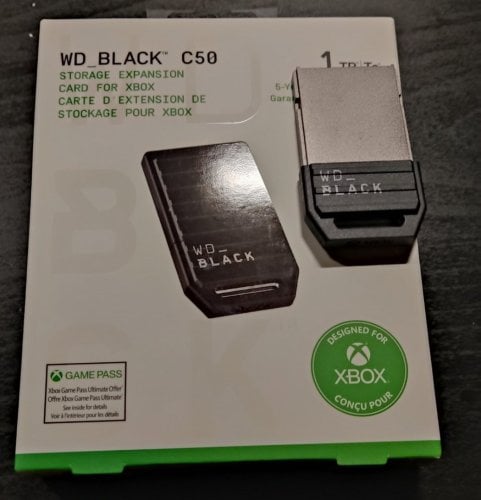 Περισσότερες πληροφορίες για "WD C50 1TB Black για Xbox Series X/S"