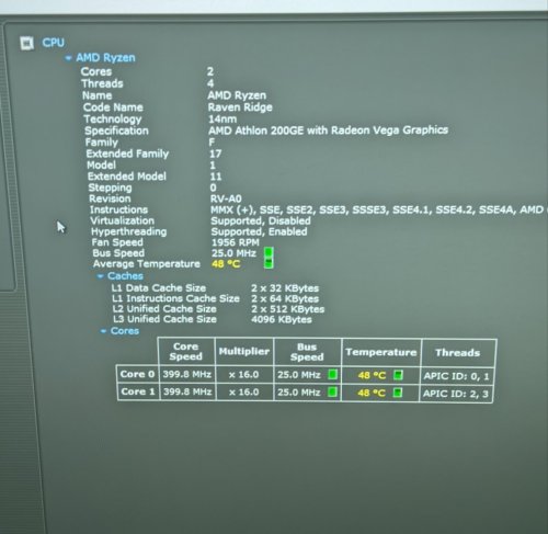 Περισσότερες πληροφορίες για "AMD Athlon 200GE"