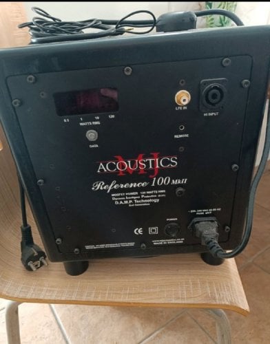 Περισσότερες πληροφορίες για "MJ Acoustics reference 100 MKII subwoofer"
