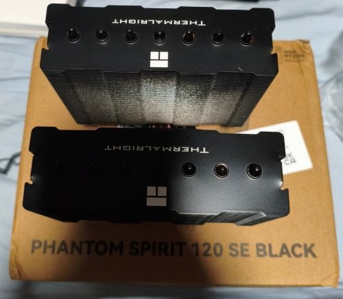 Περισσότερες πληροφορίες για "Thermalright Phantom Spirit 120 SE Black"