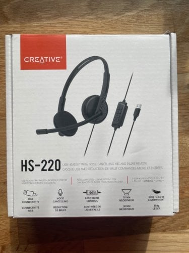 Περισσότερες πληροφορίες για "Creative HS-220 Professional Headset USB"