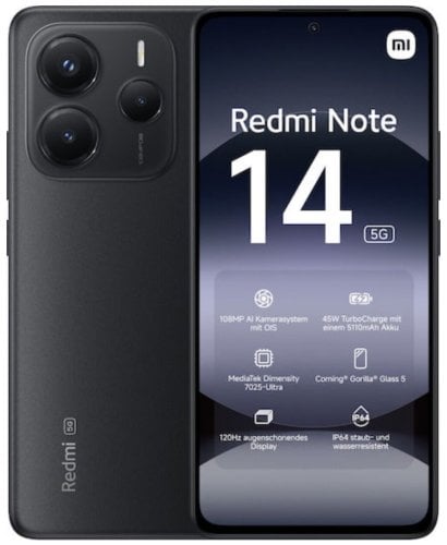 Περισσότερες πληροφορίες για "Xiaomi Redmi Note 14 5G (Μαύρο/128 GB)"