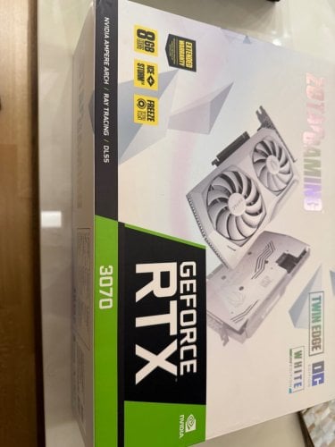 Περισσότερες πληροφορίες για "Zotac GAMING GeForce RTX 3070 Twin Edge OC White Edition"