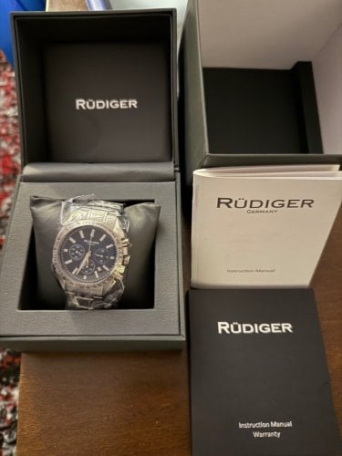 Περισσότερες πληροφορίες για "Rudiger Dresden Chronograph"