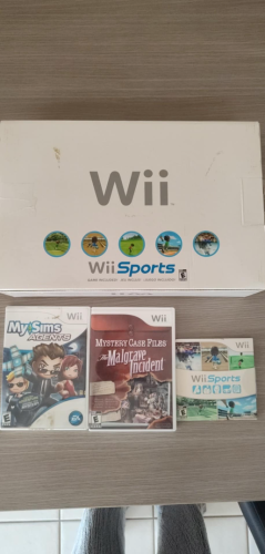 Περισσότερες πληροφορίες για "Wii sports μαζί με τρία παιχνίδια"