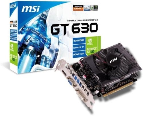 Περισσότερες πληροφορίες για "MSI GEFORCE GT 630 N630GT-MD4GD3 4GB"