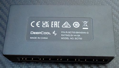 Περισσότερες πληροφορίες για "Deepcool SC700 LED Controller"
