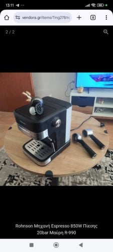 Περισσότερες πληροφορίες για "Rohnson Μηχανή Espresso 850W Πίεσης 20bar Μαύρη R-990"