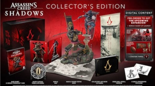Περισσότερες πληροφορίες για "Assassin's Creed Shadows collector's edition ps5"