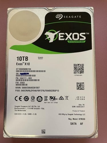 Περισσότερες πληροφορίες για "Seagate 10TB 3.5" HDD"