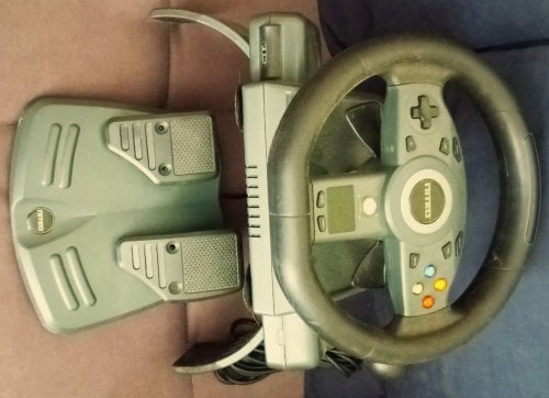 Περισσότερες πληροφορίες για "Nitro Xbox Joytech racing wheel with pedals"