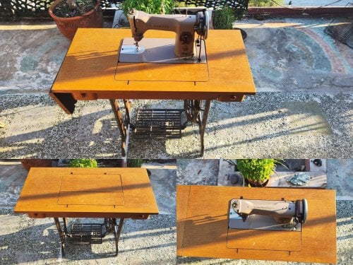 Περισσότερες πληροφορίες για "Singer 215G Vintage Γερμανική Ραπτομηχανή + Ανταλλακτικά"