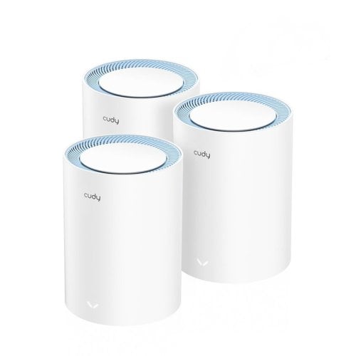 Περισσότερες πληροφορίες για "Cudy M1200 WiFi Mesh Network Access Point Wi‑Fi 5 Dual Band (2.4 & 5GHz) σε Τριπλό Kit"