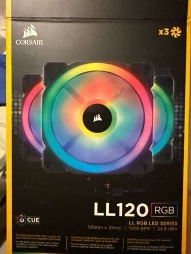 Περισσότερες πληροφορίες για "Corsair LL120 RGB (12 cm/Μαύρο)"