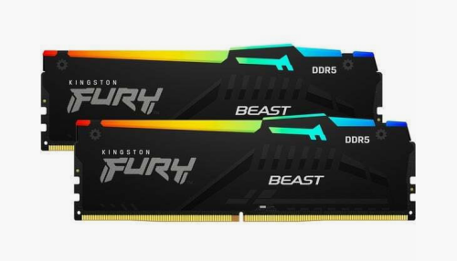 Περισσότερες πληροφορίες για "Kingston Fury Beast RGB 16GB DDR5 RAM με 2 Modules (2x8GB) και Ταχύτητα 6000 για Desktop"
