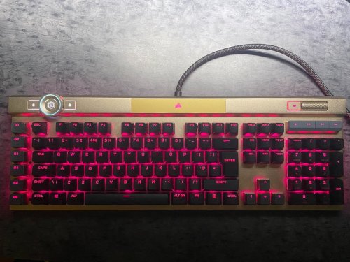 Περισσότερες πληροφορίες για "Corsair K100 RGB Midnight Gold"
