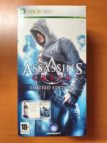 Περισσότερες πληροφορίες για "ASSASINS CREED XBOX 360 - limited edition - με τη φιγούρα ALTAIR - ΣΦΡΑΓΙΣΜΕΝΟ"