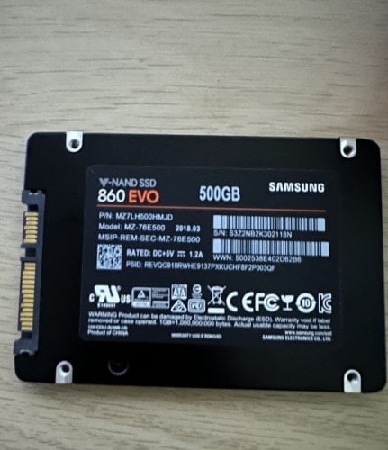 Περισσότερες πληροφορίες για "Samsung 860 EVO  500gb"