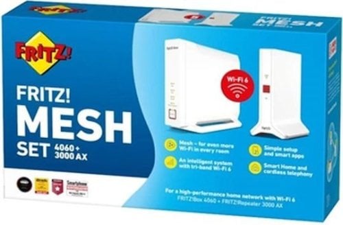 Περισσότερες πληροφορίες για "FRITZ!MESH SET 4060 +3000 AX"