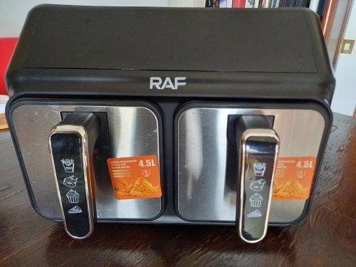 Περισσότερες πληροφορίες για "Raf Air Fryer με Διπλό Αποσπώμενο Κάδο 9lt - Θεσσαλονίκη"