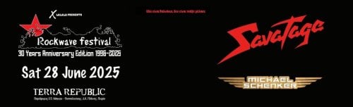 Περισσότερες πληροφορίες για "Rockwave 2025 - Savatage / MSG (2 Εισιτήρια)"
