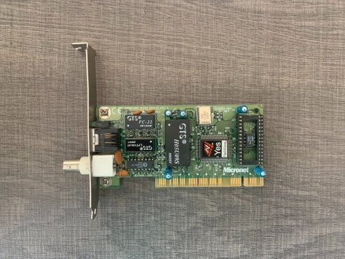 Περισσότερες πληροφορίες για "Micronet SP2082A Network Card PCI: PCI card 10 NIC BNC and RJ45"
