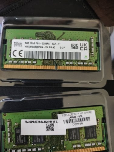 Περισσότερες πληροφορίες για "2* 8GB DDR4 Laptop 3200Mhz"