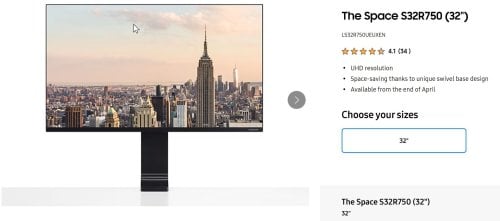 Περισσότερες πληροφορίες για "Samsung S32R750UEU (31.5"/4K Ultra HD)"
